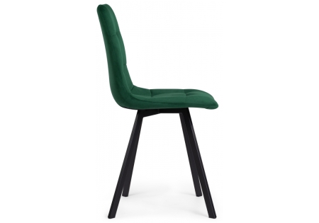 Стул на металлокаркасе Чилли зеленый , черный