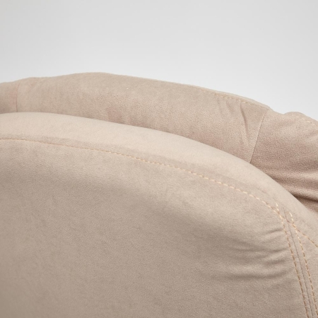 Кресло SOFTY LUX флок, бежевый, 7