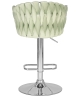 Стул барный MARCEL пудрово-мятный велюр MJ9-87