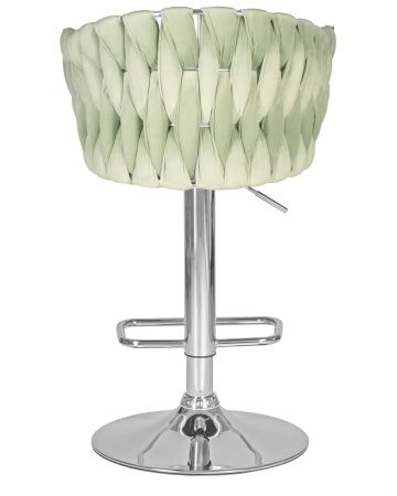 Стул барный MARCEL пудрово-мятный велюр MJ9-87