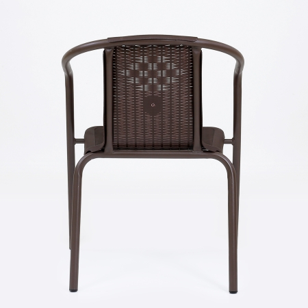 Стул N-35 пластик темно-коричневый, стопируемый Стул N-35 пластик темно-коричневый, стопируемый