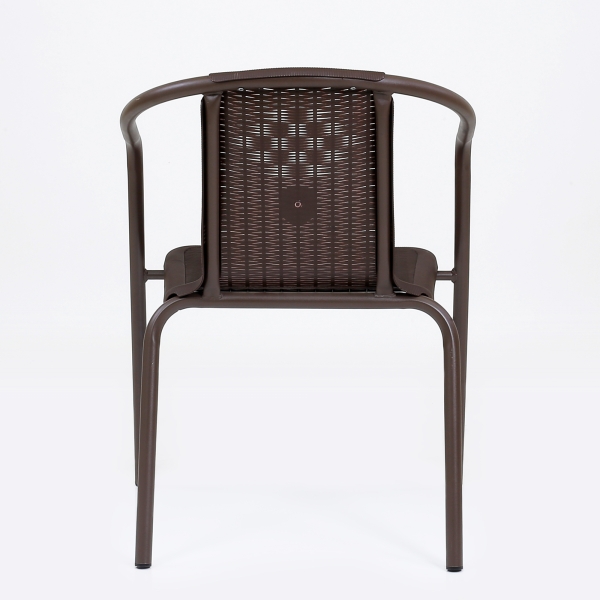 Стул N-35 пластик темно-коричневый, стопируемый Стул N-35 пластик темно-коричневый, стопируемый