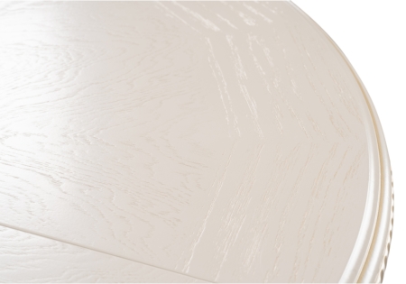 Стол деревянный Нозеан круглый бежевый, золото