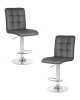 Набор 2 шт Стул барный KRUGER, серый
