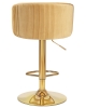 Стул барный DARCY золотой, песочный велюр 1922-3