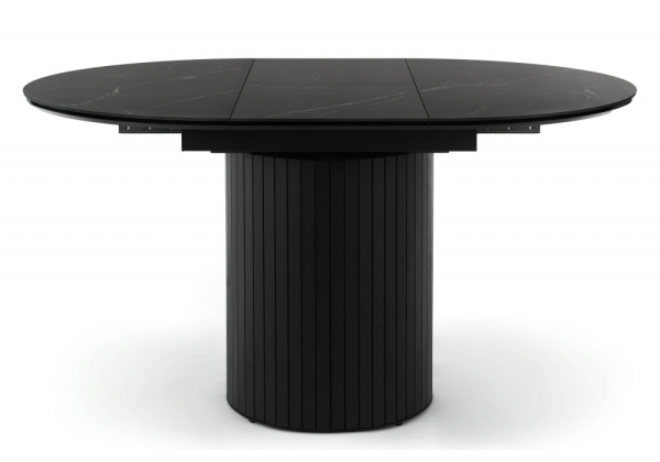 Керамический стол Лорен 100(140) shakespeare black, черный