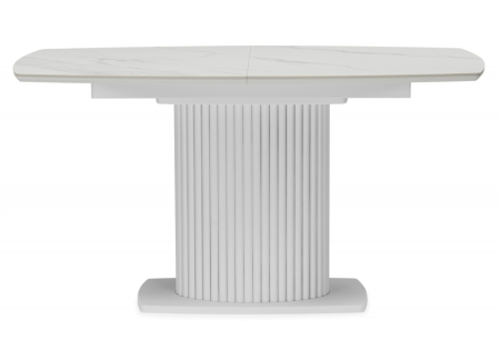 Керамический стол Фестер 160(200)х90 snow white, белый