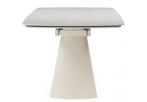 Керамический стол Grig 165(240)x90 серо-бежевый