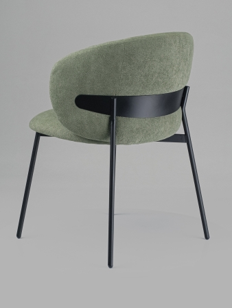 Стул для кухни SOLIS зеленый букле MOSS 615