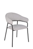 Стул обеденный Leya светло-серый