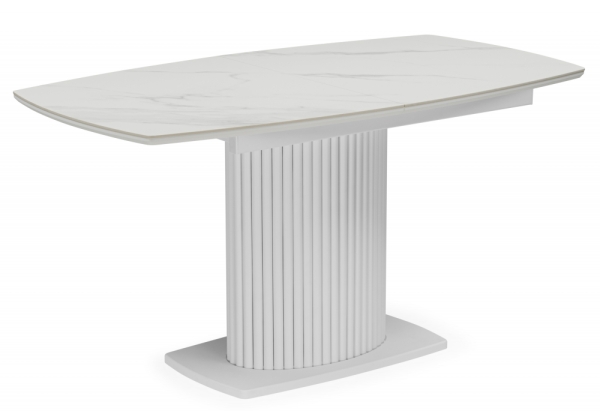 Керамический стол Фестер 160(200)х90 snow white, белый