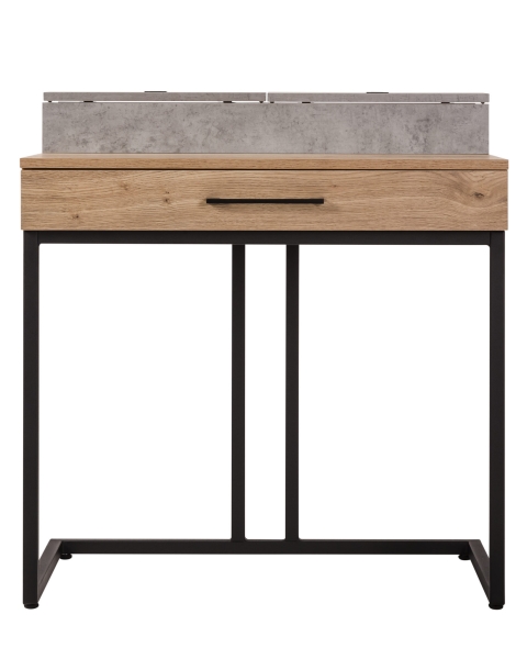 Стол туалетный Loft дуб натуральный, бетон