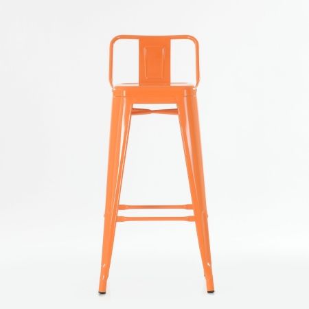 Барный стул Tolix style оранжевый