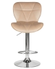 Стул барный BARNY бежевый велюр MJ9-10 Стул барный BARNY бежевый велюр MJ9-10