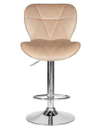 Стул барный BARNY бежевый велюр MJ9-10 Стул барный BARNY бежевый велюр MJ9-10