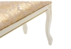 Банкетка Валентино патина золото, бежевый