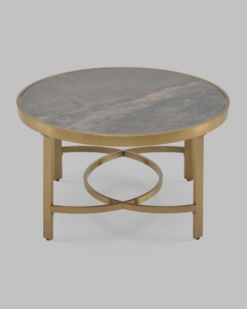 Журнальный столик Адриана 80*80 см серая керамика