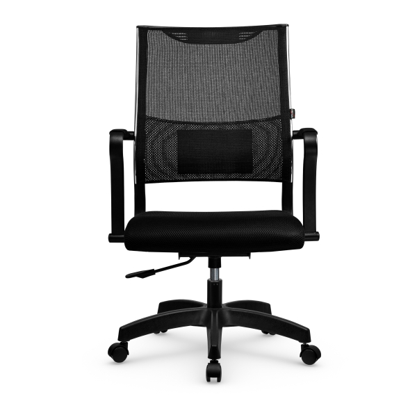 Кресло ErgoLife Sit Air M3-290K топган, пластиковое основание с треугольным сечением лучей, цвет черный