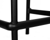 Стул NESSA черный, пластик, твердое сиденье, без подлокотников