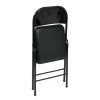 Стул складной Secret De Maison FOLDER (mod. 032) каркас металл, сиденье и спинка и экокожа, 41*51*76 см, черный