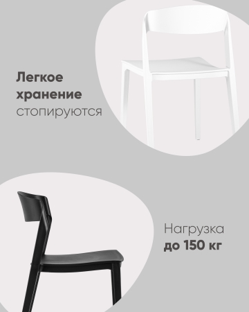 Стул Moris пластик мокка фото в интернет-магазине Stoolmarket