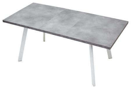 Стол BRICK M 140 бетон Портленд, белый