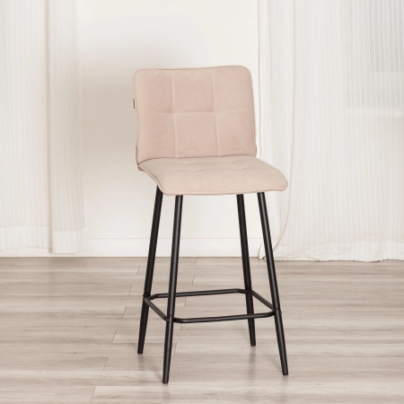 Полубарный стул Бари светло-бежевый