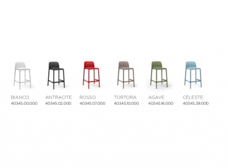 Стул пластиковый полубарный Lido Mini Стул пластиковый полубарный Lido Mini