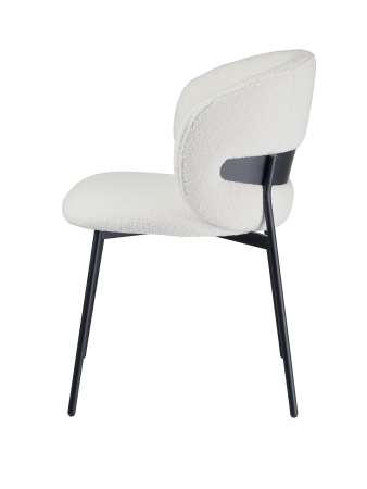 Стул для кухни SOLIS белый экомех HUSH 000