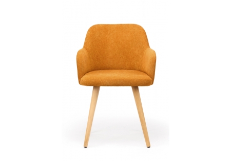 Стул деревянный Инфини 360 терракота (ocean 015), светлое дерево