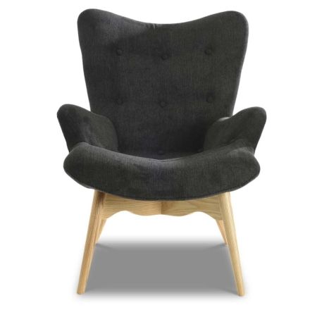 Кресло DС-917 цвет графит HE 492-10 ноги ясень-01