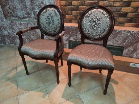 Кресло "Милорд-15" темный орех, патина