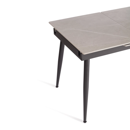 Стол обеденный Balmoral/Балморал светло-серый и черный