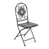 Стул Secret de Maison VICENZA (mod. PL08-7451RV) металл, 36*35*91 см, черный, плитка калейдоскоп
