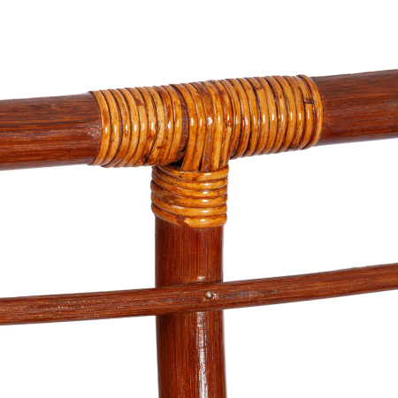 Диван MAMASAN/МАМАСАН 23/02 W, с подушкой, серы, темное дерево