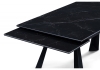 Керамический стол Маунт 140x80 черный мрамор, черный