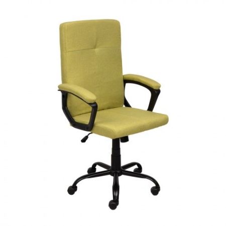 Кресло поворотное Mark, светло-зеленый, ткань