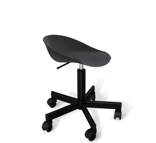 Стул подъемно-поворотный SHT-ST19/S120M черный муар