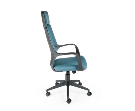 Компьютерное кресло IQ голубой и черный