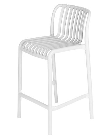 Стул полубарный CHLOE белый