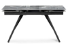 Керамический стол Хорсборо 140(200)х80х79 оробико, черный