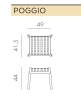 Табурет пластиковый Poggio Табурет пластиковый Poggio