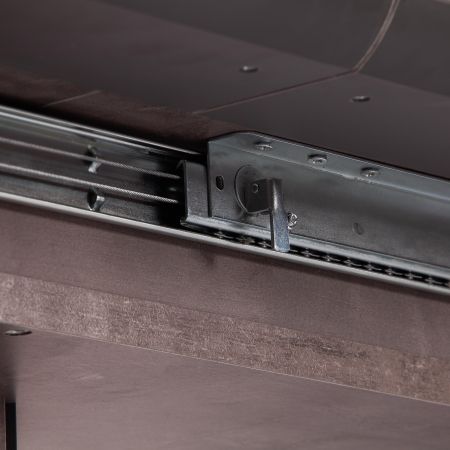 Стол обеденный SKAT ЛДСП, МДФ, 120-160х80х75 см, оникс, графит