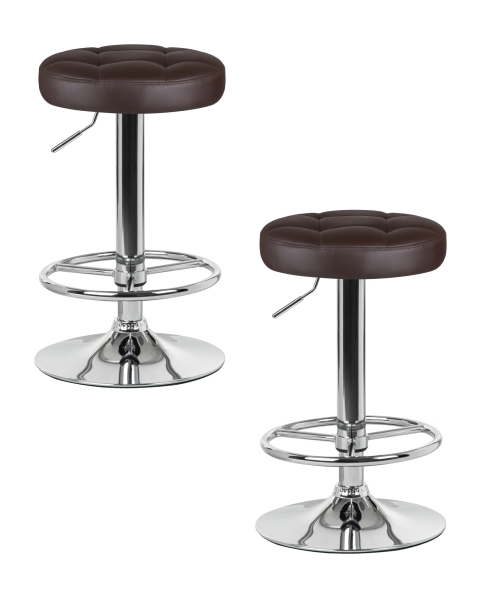 Набор 2 шт Табурет барный BRUNO, коричневый