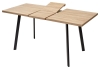 Стол ФИН 120 дуб канзас, черный каркас