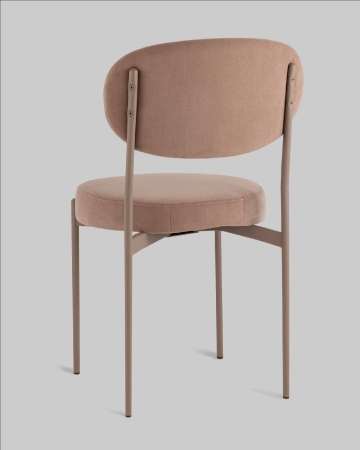 Стул Бриф DD велюр капучино каркас капучино муар