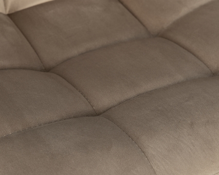 Стул барный NICOLE черные матовые ножки, мокко велюр 108-104