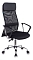 Кресло руководителя Бюрократ KB-6N черный TW-01 TW-11 сетка с подголов. крестовина металл хром