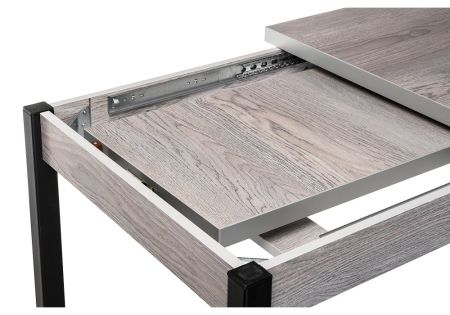 Деревянный стол Оригон навара, черный матовый