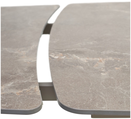 Стол RIVOLI 140 MATT LATTE STONE SOLID CERAMIC, TAUPE фото в интернет-магазине Stoolmarket